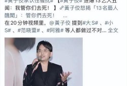 黄子佼爆料大小s的视频,一场娱乐圈的惊人风波